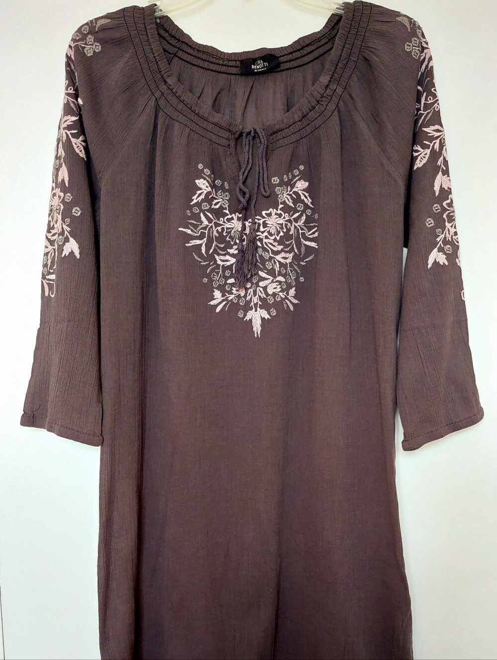 Gina Benotti Women’s  Embroidered Cover-up Dress Size M